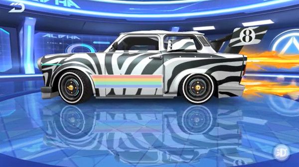 QQ飞车手游特拉比怎么样 彩虹斑马车特拉比预览[多图]图片2