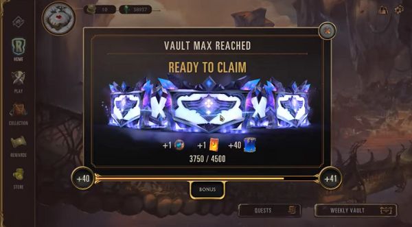 符文之地传奇每周宝箱最高等级是多少 LOR周常藏宝箱等级奖励介绍[多图]图片2