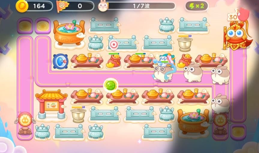 保卫萝卜4周赛5月24日攻略：5月24日周赛无伤图文通关教程[多图]图片2