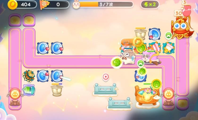 保卫萝卜4周赛5月24日攻略：5月24日周赛无伤图文通关教程[多图]图片4