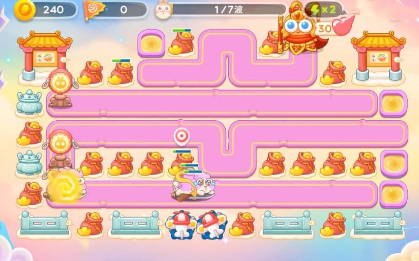 保卫萝卜4周赛5月25日攻略：5月25日周赛无伤图文通关教程[多图]图片2