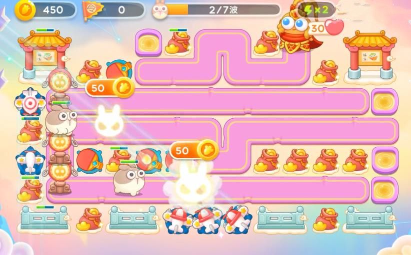 保卫萝卜4周赛5月25日攻略：5月25日周赛无伤图文通关教程[多图]图片3