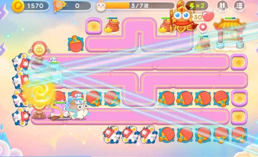 保卫萝卜4周赛5月25日攻略：5月25日周赛无伤图文通关教程[多图]图片4