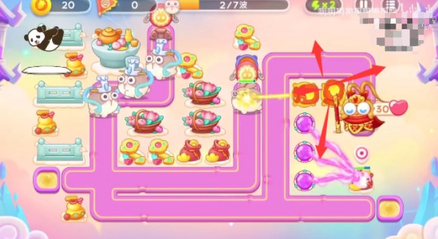 保卫萝卜4周赛4月20日攻略：4月20日周赛无伤图文通关教程[多图]图片2