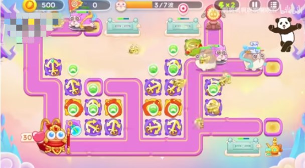 保卫萝卜4周赛5月10日攻略：5月10日周赛无伤图文通关教程[多图]图片2