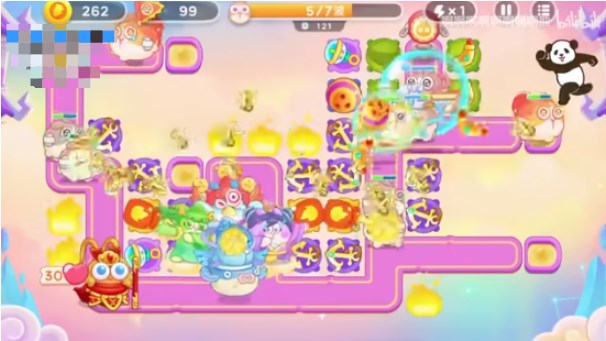 保卫萝卜4周赛5月10日攻略：5月10日周赛无伤图文通关教程[多图]图片4