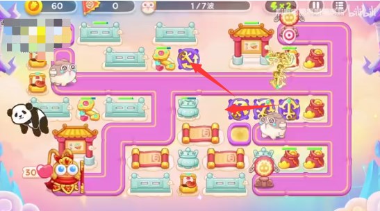 保卫萝卜4周赛5月11日攻略：5月11日周赛无伤图文通关教程[多图]图片1