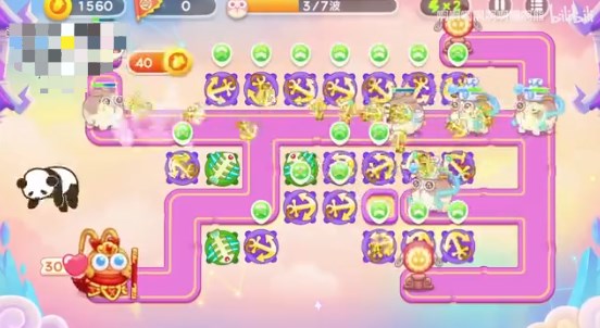 保卫萝卜4周赛5月11日攻略：5月11日周赛无伤图文通关教程[多图]图片2