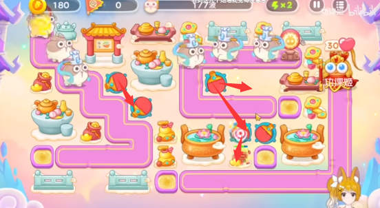 保卫萝卜4周赛5月18日攻略：5月18日周赛无伤图文通关教程[多图]图片2