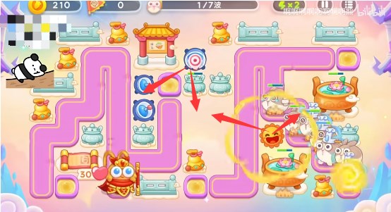 保卫萝卜4周赛6月1日攻略：6月1日周赛无伤图文通关教程[多图]图片2