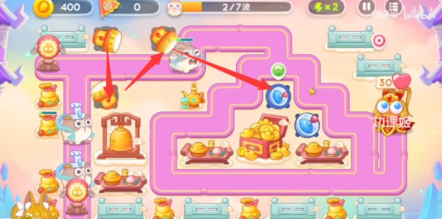 保卫萝卜4周赛7月13日攻略 7月13日周赛无伤图文通关教程[多图]图片4