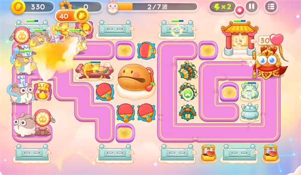 保卫萝卜4周赛7月31日攻略 7月31日周赛无伤图文通关教程[多图]图片2