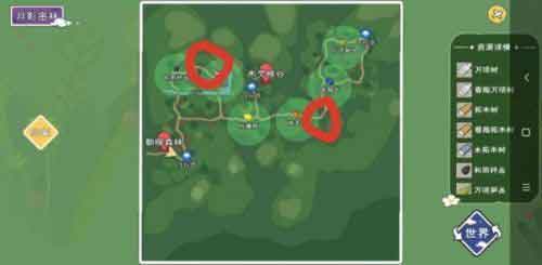 小森生活隐藏资源2023 所有地图隐藏点位置