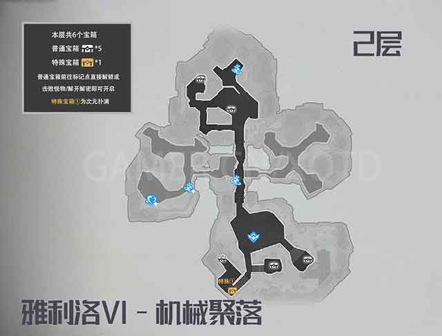 崩坏星穹铁道雅利洛VI宝箱位置大全：机械聚落宝箱位置