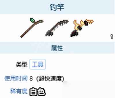 泰拉瑞亚鱼竿怎么做 鱼竿合成大全攻略