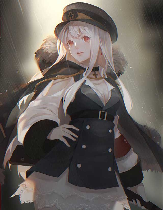 少女前线98k同人福利美图，来自德国的淑女