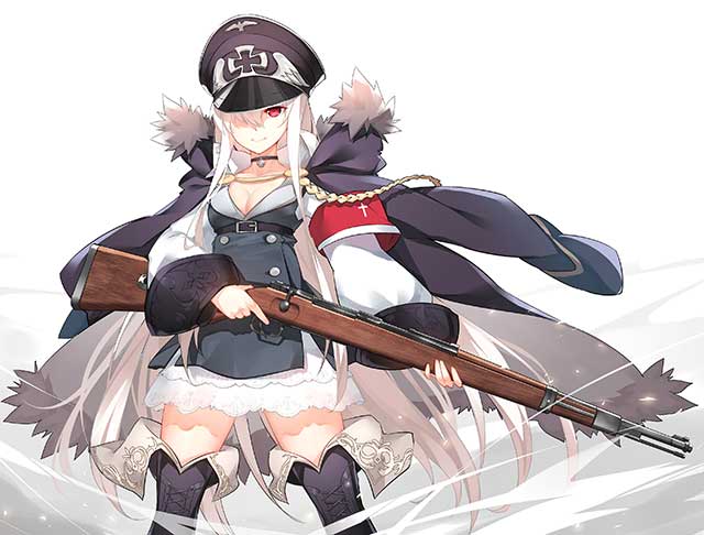 少女前线98k同人福利美图，来自德国的淑女