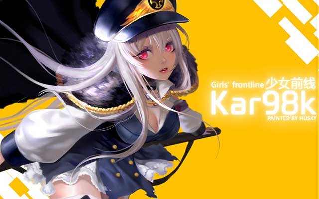 少女前线98k同人福利美图，来自德国的淑女