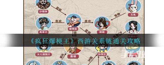 《疯狂爆梗王》西游关系链通关攻略