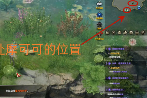 命运方舟艾拉斯莫岛摩可可位置