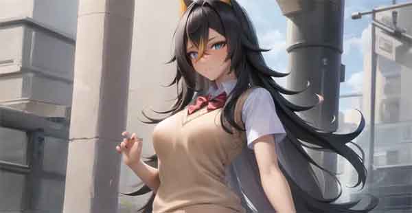 原神迪希雅JK制服同人图，迪希雅学生风