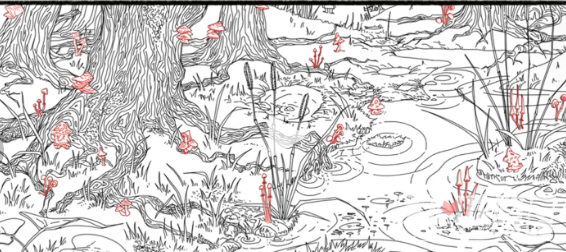 《全民剧本大师》红伞伞找齐图中100朵蘑菇通关攻略