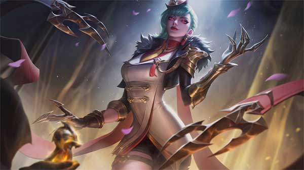 LOL伊芙琳同人美图壁纸#痛苦之拥#寡妇制造者#皮肤